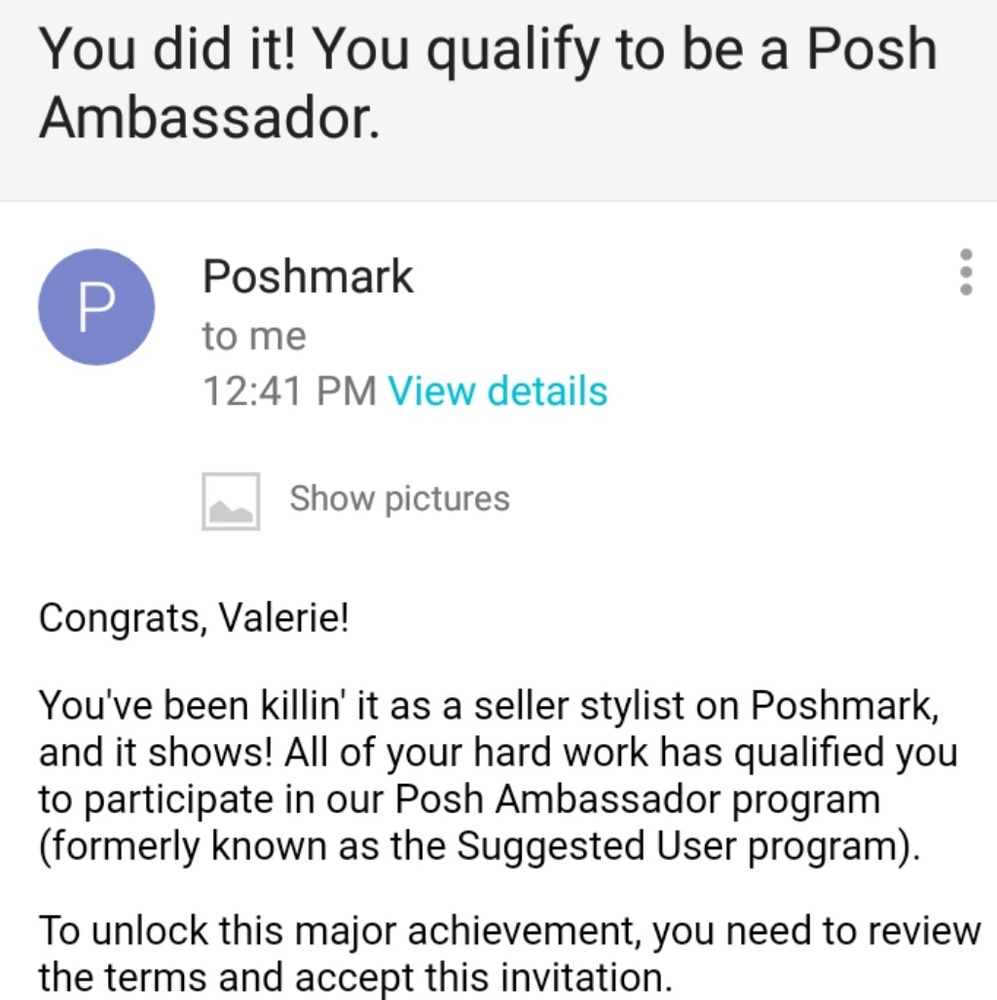 Finally made Posh Ambassador 🤗🤗🤗
